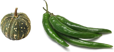 CYBEXIS Combo of Green Chilli (Hot)and Pumpkin Seed(10 g)