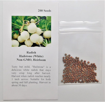 Qualtivate PUAS-1A Radish Hailstone Seed(300 per packet)