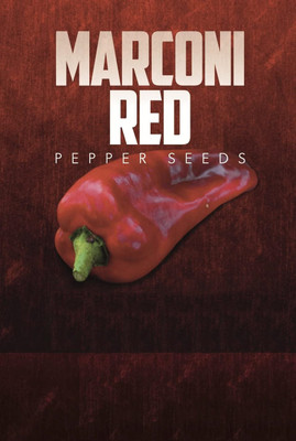 KNESSiN High Germination Red Marconi Italian Pepper Seeds For Planting-(2400 Seeds) Seed(2400 per packet)
