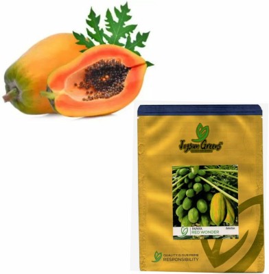 agri max gardens F1 Hybrid Premium Papaya Fruits Seeds, for home gardening seeds plants Seed(25 g)