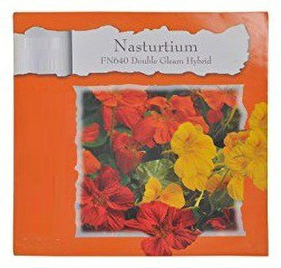 CYBEXIS NASTURTIUM-DOUBLE GLEAM HYBRID-FN640 Flower Seeds Seed(50 per packet)