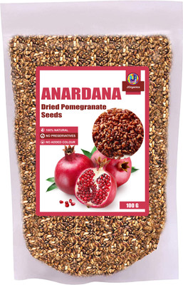 J Organics Dried Pomegranate Seeds (Anardana) Seed(100 g)