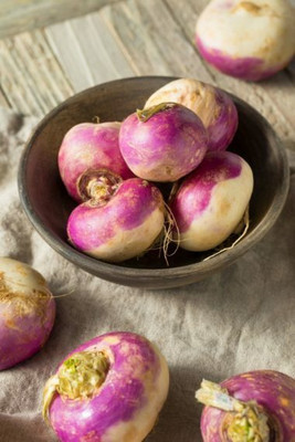 Quentova White Purple Ball Turnip/Shalgam-LTK-7D Seed(300 per packet)