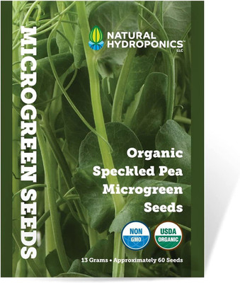VibeX KGF -54 - Organic Speckled Pea Microgreen - (100 Seeds) Seed(100 per packet)