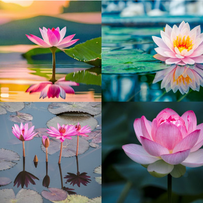 ibains Bonsai lotus plant seed biij 6 Seed(6 per packet)