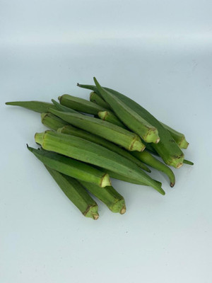 DHENU PRASAD 948 Hybrid f1 Green Indo Agri Radhika Okra, Bhindi, Lady Finger Seed(948 per packet)
