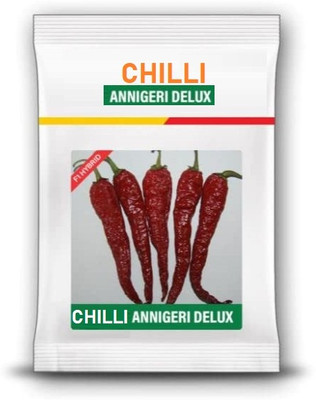 WILLVINE MAH -II Annigeri Delux Chilli seeds | Byadgi chilli[5gm, 1000 Seeds] Seed(1000 per packet)