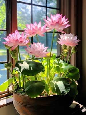 SEEDARIA ™ KAMAL SEEDS, Bonsai Lotus Flower Seeds, Lotus seeds for home Seed(100 per packet)