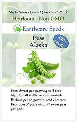 VibeX ® XLR-115 Pea Alaska Early Spring Bush Seeds Seed(50 per packet)