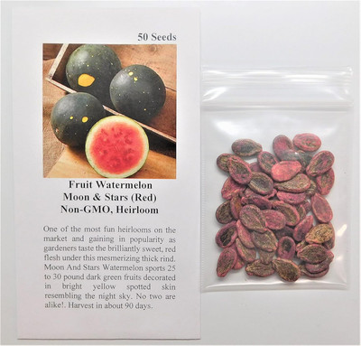 Qualtivate PUA-6A Fruit Watermelon Moon & Stars Seed(100 per packet)
