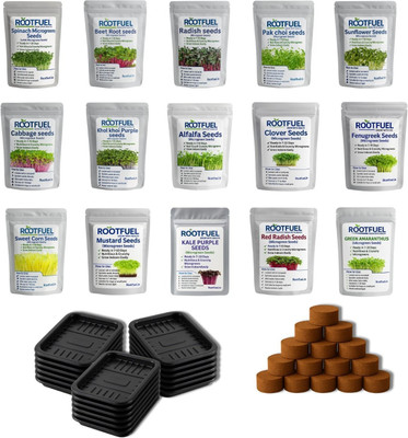 Rootfuel Microgreens Seeds Kit Seed(25 g)