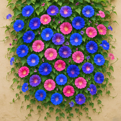 Seedsilk 30 Morning Glory Blue Seeds | Climbing Flower Plant Seed(30 per packet)