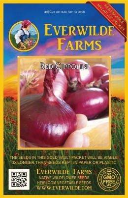 Qualtivate ICRA-2A Red Cippolini Onion Seeds Seed(500 per packet)