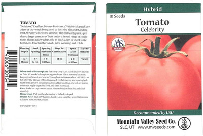 Qualtivate RES-2A Tomato - Celebrity Plus Hybrid Seed(300 per packet)