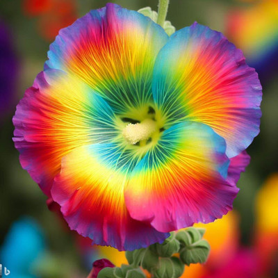 Lorvox Hollyhock Mixed Color Seed(16 per packet)