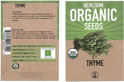CYBEXIS Thyme Herb Seed-100 Seeds Seed(100 per packet)