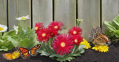 Lorvox ICE Plant Mixed Color Hybrid Flower Seed(15 per packet)