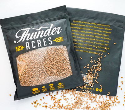 VibeX TLX-41 - Hard Red Wheat Cat Grass - (22500 Seeds) Seed(22500 per packet)