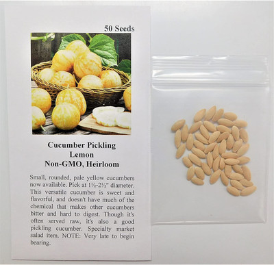 WILLVINE XLR-660 Cucumber Pickling Lemon Seed(200 per packet)