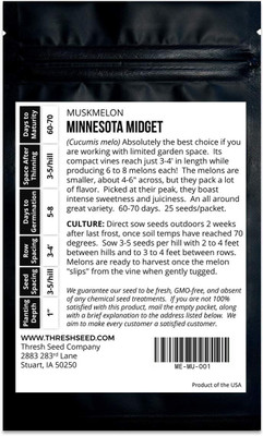 Qualtivate XLR-330 Minnesota Midget Musk Melon Seed(200 per packet)