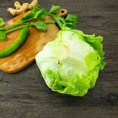 CYBEXIS Lettuce Seeds Light Green Spherical2000 Seeds Seed(2000 per packet)