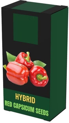 CYBEXIS VVI-4 - Red Wonder Capsicum/bellpepper - (1350 Seeds) Seed(1350 per packet)