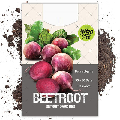 Biosnyg XCO-76 Detroit Dark Red Beetroot (Beta vulgaris)-[800 Seeds] Seed(800 per packet)