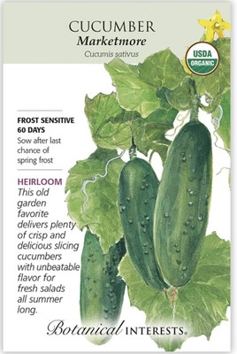 Qualtivate RES-3A Organic Marketmore Cucumber Seeds Seed(300 per packet)