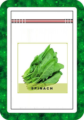 CYBEXIS Palak/Spinach-100 Seeds Seed(100 per packet)
