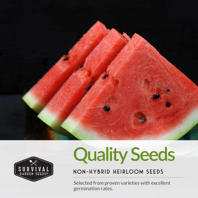 Qualtivate PUA-4A Tri-Color Watermelon Collection Seed Seed(100 per packet)