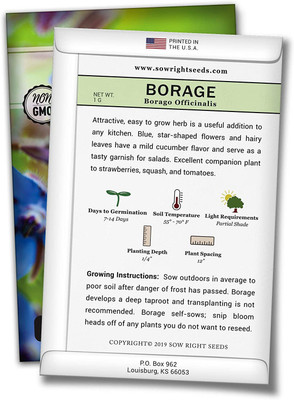 CYBEXIS XLR-57 - Borage - (1350 Seeds) Seed(1350 per packet)
