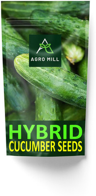 AGRO MILL HYBRID F1 PREMIUM QUALITY CUCUMBER/KHEERA FOR HOME KITCHEN GARDEN Seed(30 per packet)