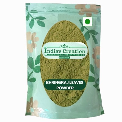 Indias Creation Bhringraj Leaves Powder, Bhringraj Patta Powder, Eclipta Alba, Bhangra Leaf Powder Seed(100 g)