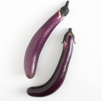 KNESSiN Long Purple Chinese Pingtung Brinjal Seeds-[5gm] Seed(1000 per packet)