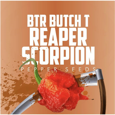 Biosnyg Non GMO Butch T Scorpion Pepper Vegetable Seeds For Planting-(1000 Seeds) Seed(1000 per packet)