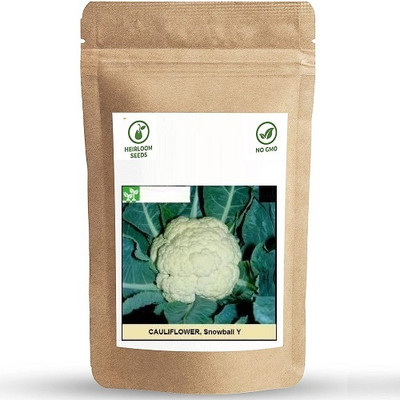 Biosnyg Snowball Cauliflower[500 Seeds] Seed(500 per packet)