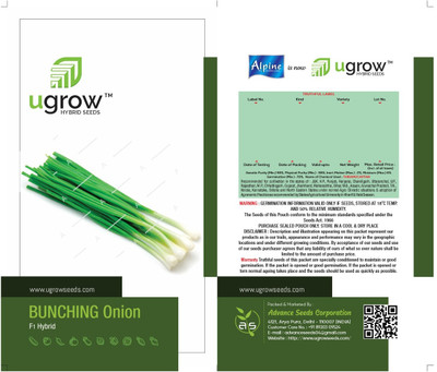JD AGRO GREEN HARVEST: BUNCHING ONION BOUNTY SEEDS & PLANT Seed(50 per packet)