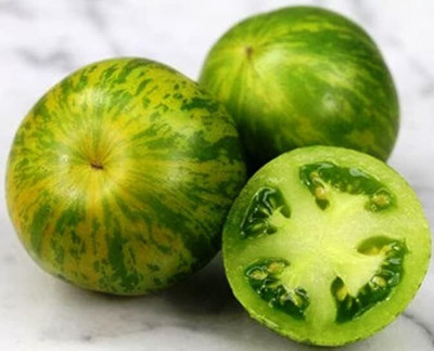 Biosnyg Fast Growing Tomato Green Zebra Summer Vegetable Seeds - (1000 Seeds) Seed(1000 per packet)