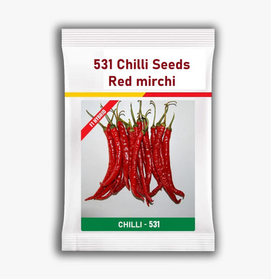 WILLVINE MEH -IX 531 Chilli seeds | Red mirchi seeds[2.5gm, 500 Seeds] Seed(500 per packet)