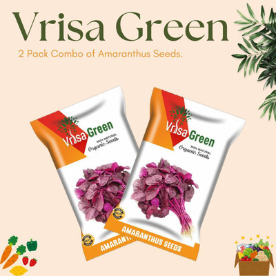 Vrisa Green Amaranthus Seeds – Grow Nutritious, Vibrant Amaranth in Your Garden! Seed(50 per packet)