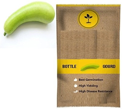 VibeX Azad Nutan Bottle gourd-(50 Gms, 250 Seeds) Seed(250 per packet)