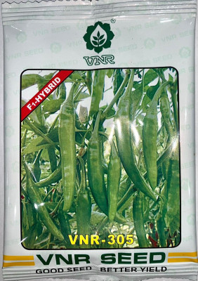 VNR Fresh Chilly (Mirch) Hybrid Vegetable original Seed(100 per packet)