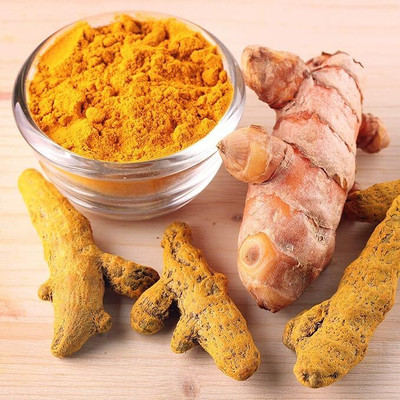 GREENSEA Organic Raw Turmeric, Kachi Haldi Seed(16 per packet)