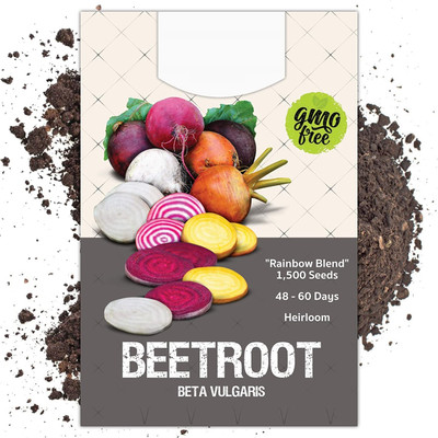 Biosnyg IAIR67 Rainbow Beetroot Mixture (Beta vulgaris) Seed(200 per packet)