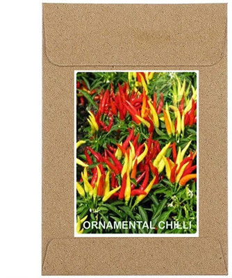 CYBEXIS Ornamental Chilli Seeds Flower Seeds100 Seeds Seed(100 per packet)