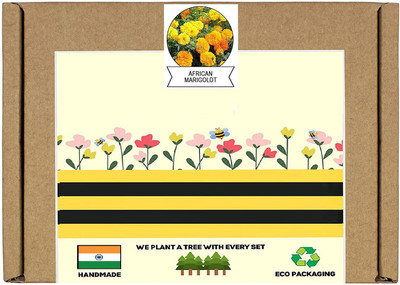 CYBEXIS African Marigold Flower Seeds100 Seeds Seed(100 per packet)