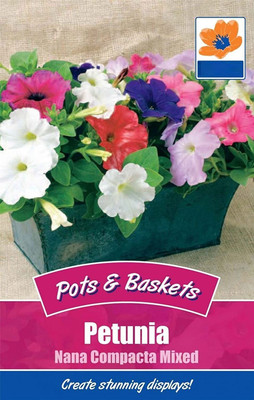 CYBEXIS Petunia Super Cascade Improved Mixed F1 Hybrid Seed(1 g)