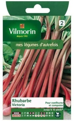 CYBEXIS Seeds Victoria Rhubarb Swiss Chard 2000 Seeds Seed(2000 per packet)