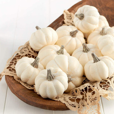 VibeX ® VMR-529 Mini White Pumpkins Seed(50 per packet)