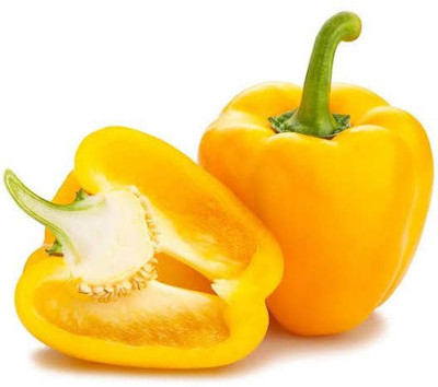 VibeX ATS-16 - Yellow Capsicum Vegetable - (450 Seeds) Seed(450 per packet)